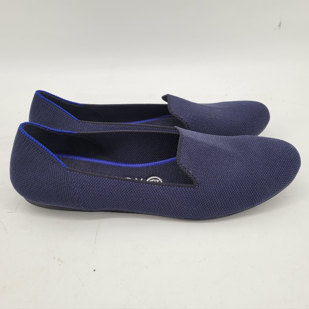 Rothy's Women's Navy Blue Slip-On Loafer Shoes Size 9